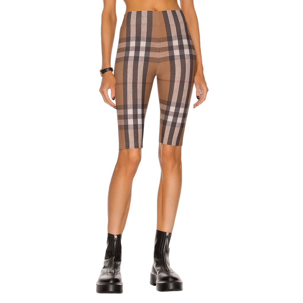 BURBERRY Andrea Check Biker Short XS Burberry