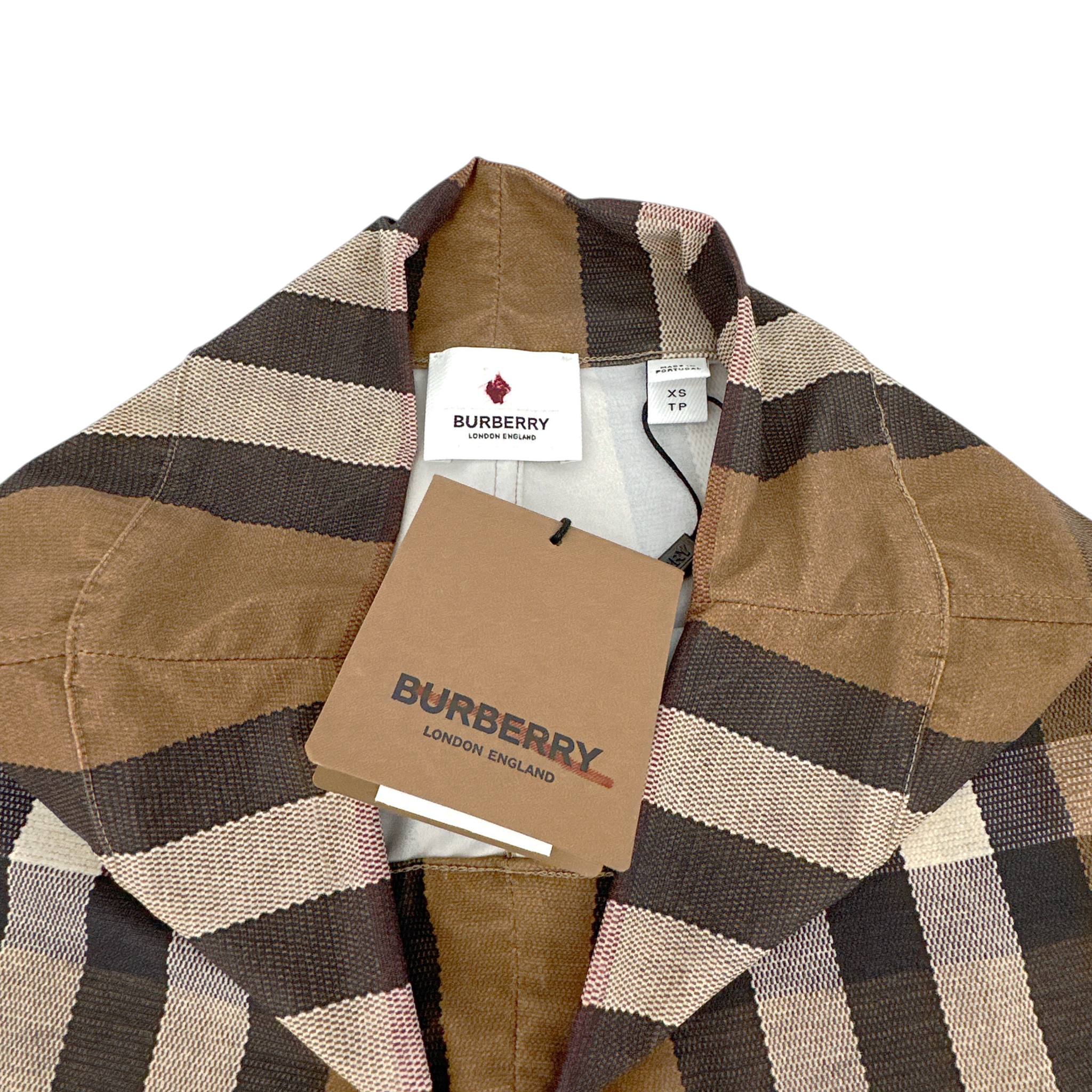 BURBERRY Andrea Check Biker Short XS Burberry