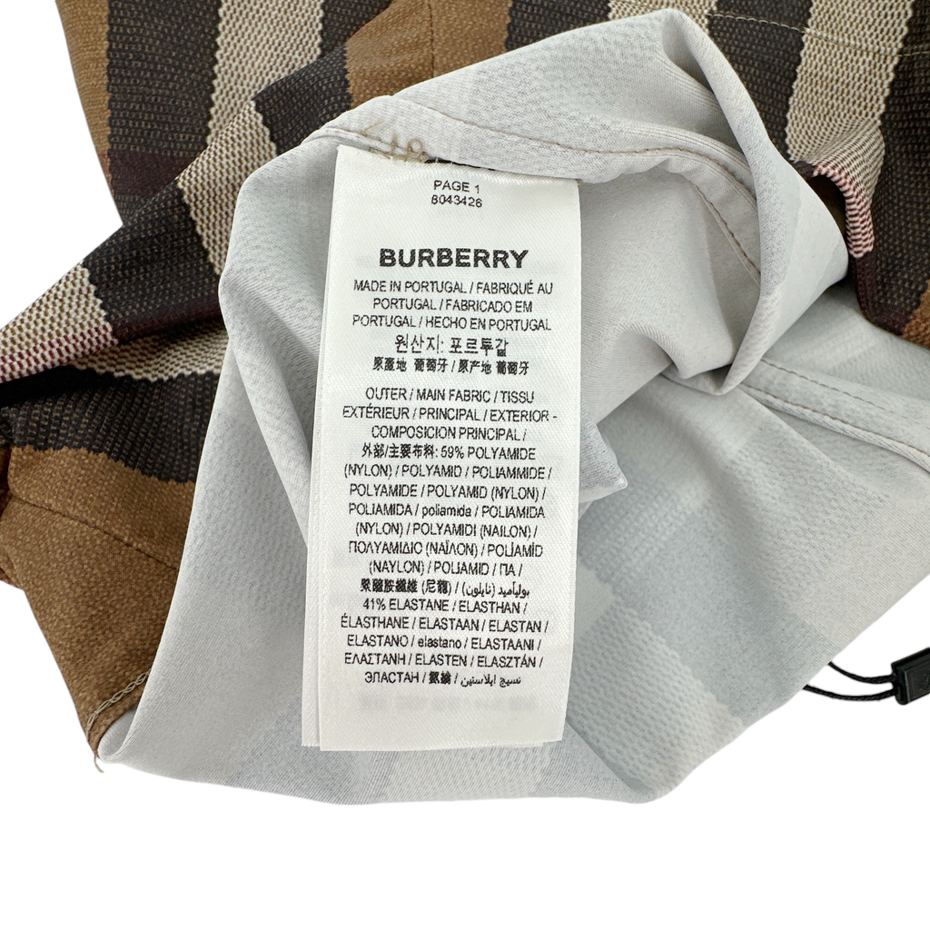 BURBERRY Andrea Check Biker Short XS Burberry