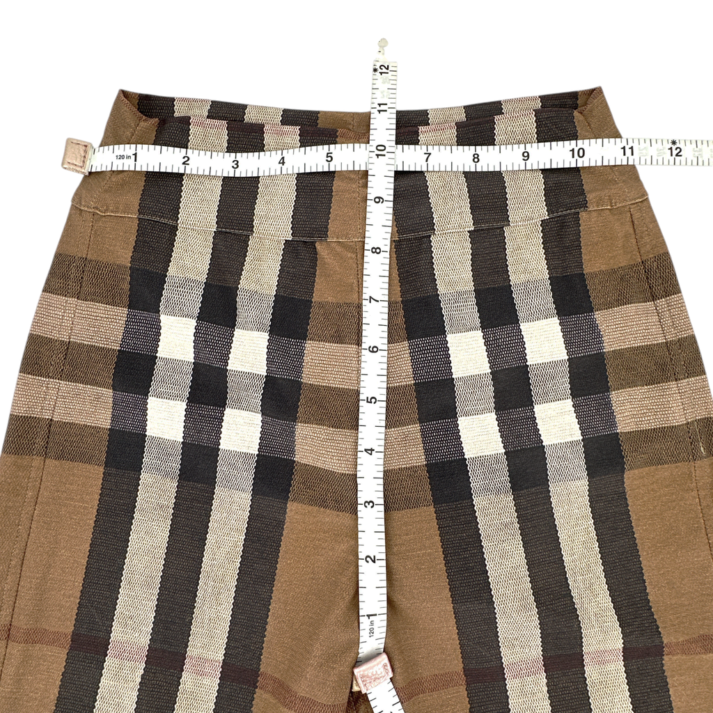 BURBERRY Andrea Check Biker Short XS Burberry