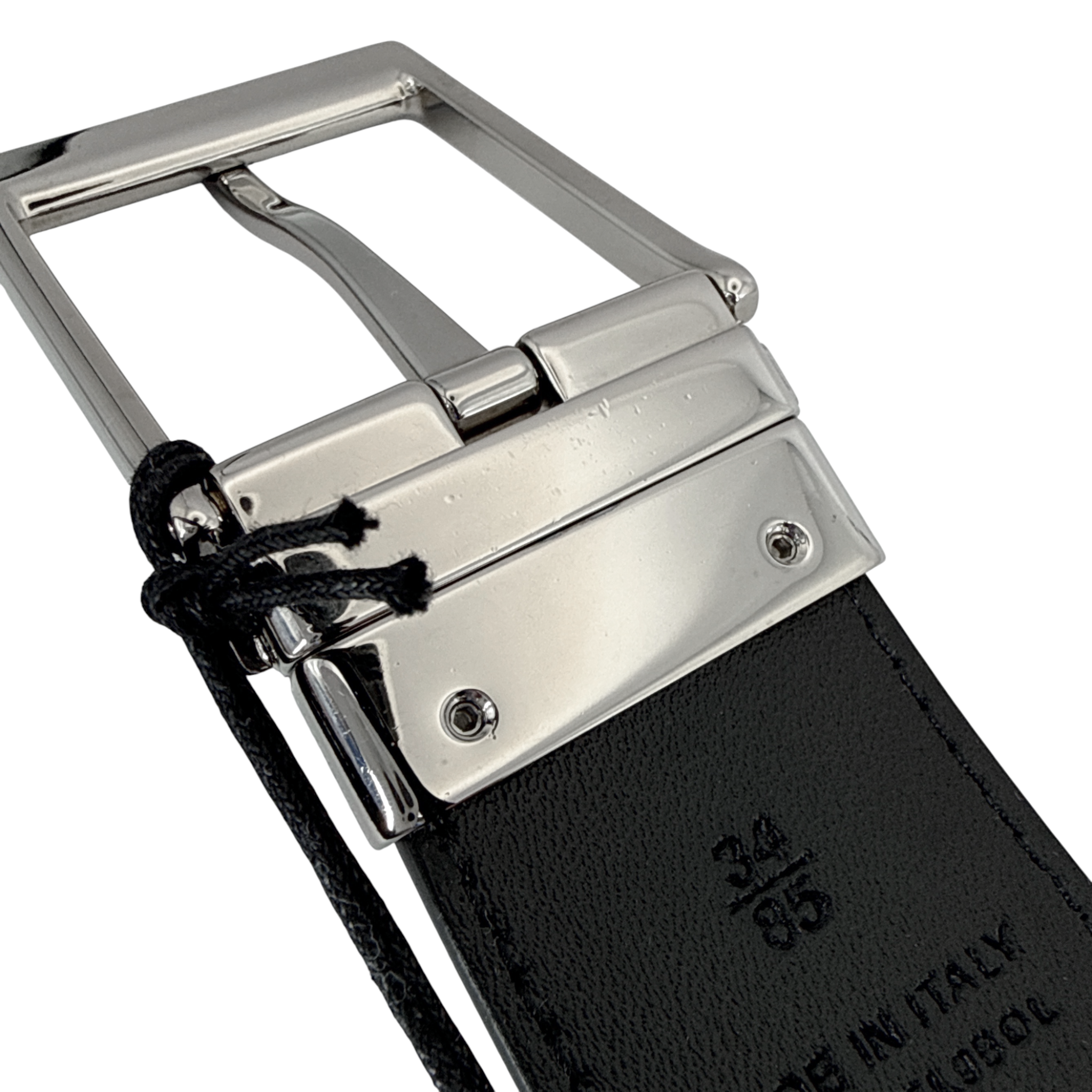 BURBERRY Louis 35mm Reversible Buckle Giant Check E-Canvas Belt 85|34 Burberry