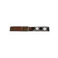 BURBERRY Louis 35mm Reversible Buckle Giant Check E-Canvas Belt 85|34 Burberry