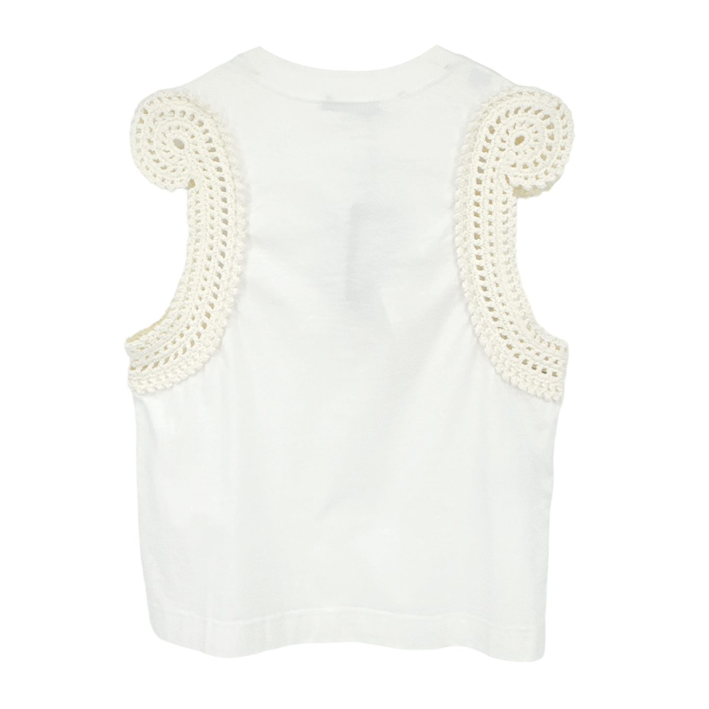 CÉDRIC CHARLIER Knitted Trim Vest Top S