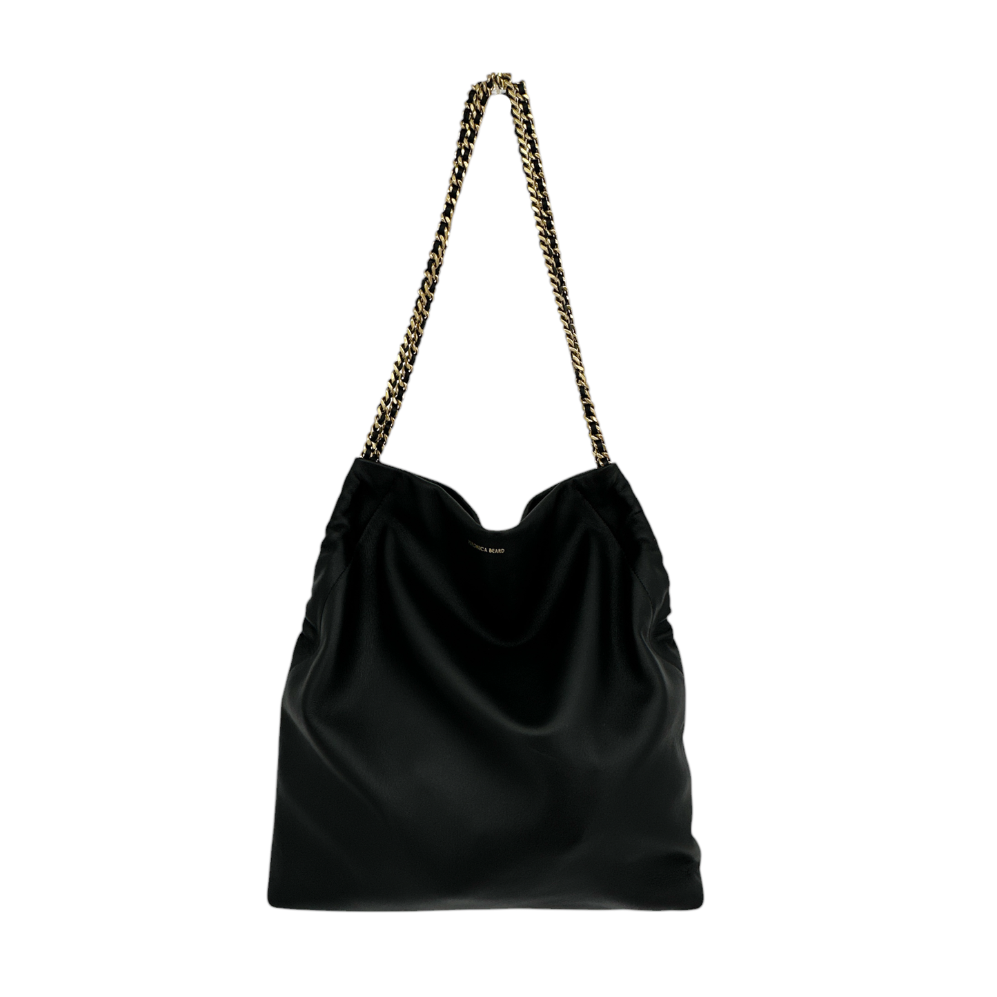 VERONICA BEARD Leather Slouch Bag || Black