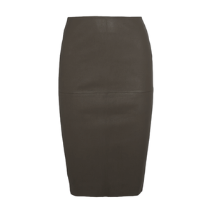 By MALENE BIRGER Floridia Stretch Leather Midi Skirt FR32|XS