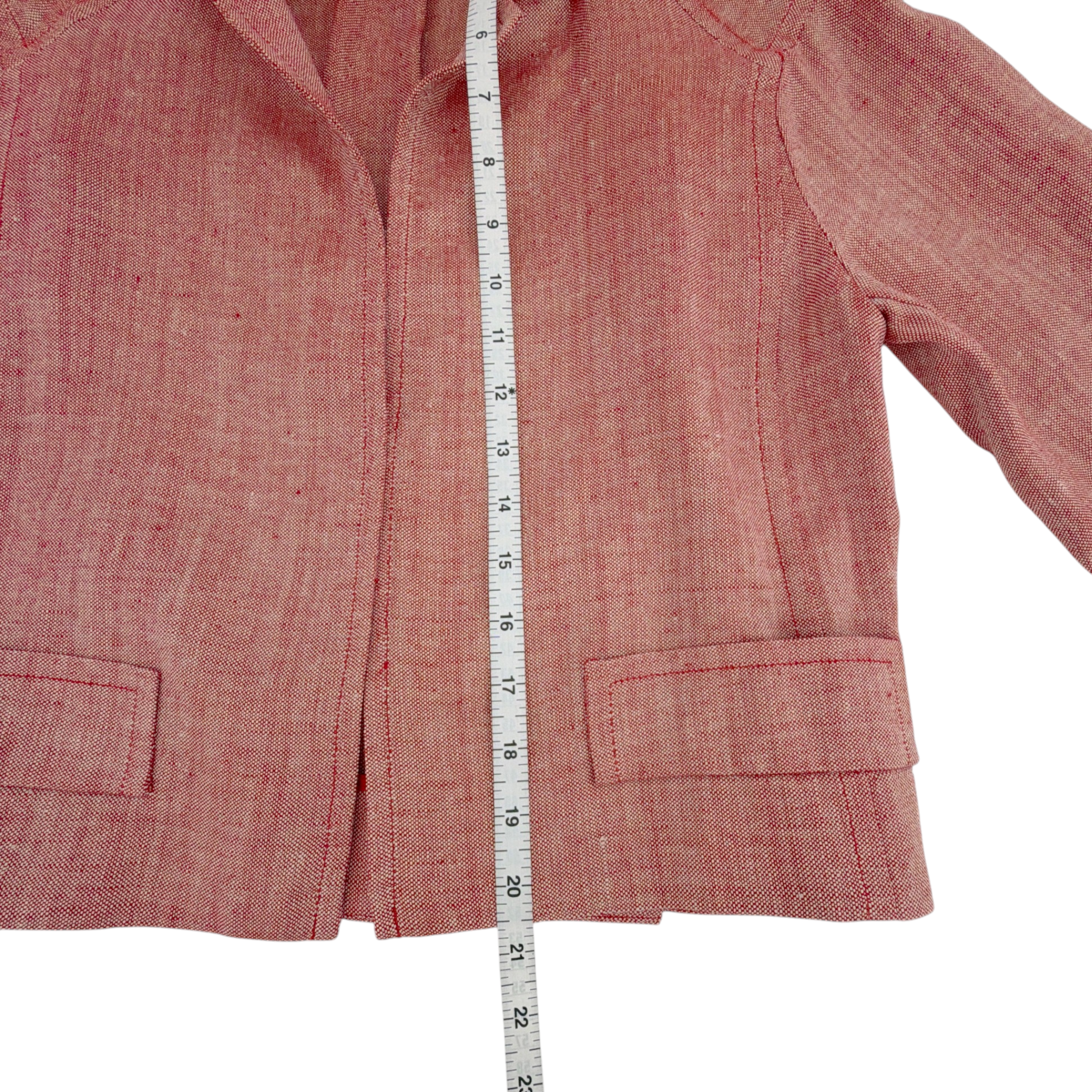 CAROLINA HERRERA Cropped Open Front Silk Blend Jacket 4 Carolina Herrera
