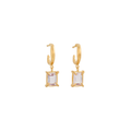 CHAN LUU Tabby Hoop Earrings Amethyst Chan Luu