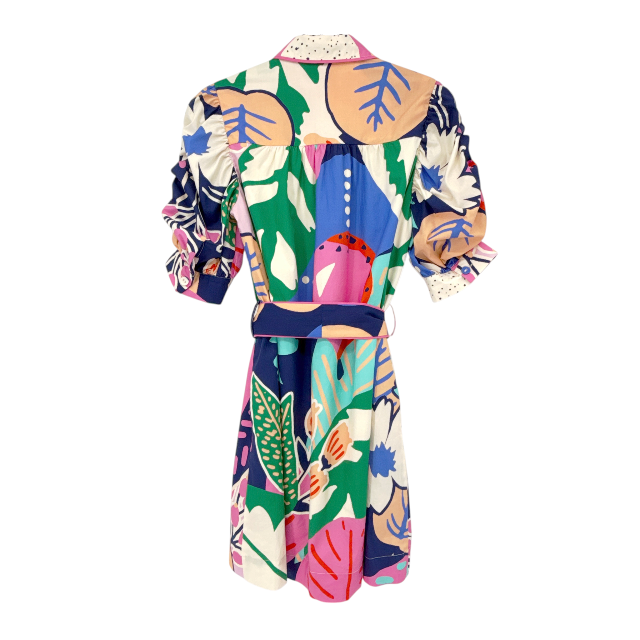 CIEBON Scarlette Mini Dress in Pink Multi S Ciebon
