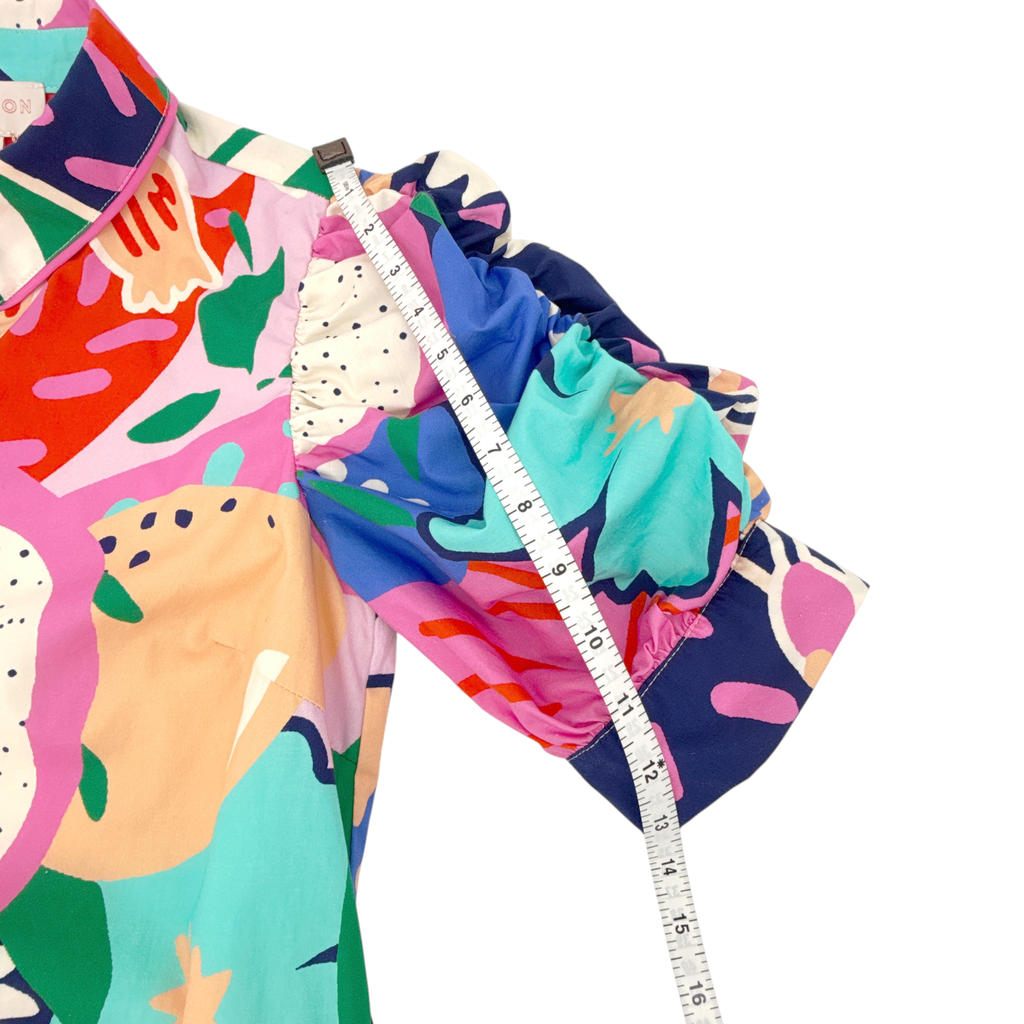 CIEBON Scarlette Mini Dress in Pink Multi S Ciebon
