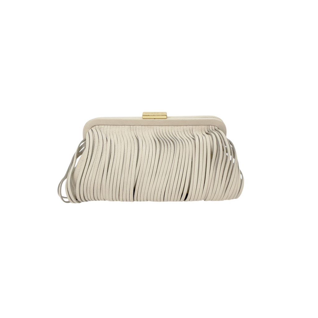 CLARE V. Fran Fran Bag in Cream Clare V.