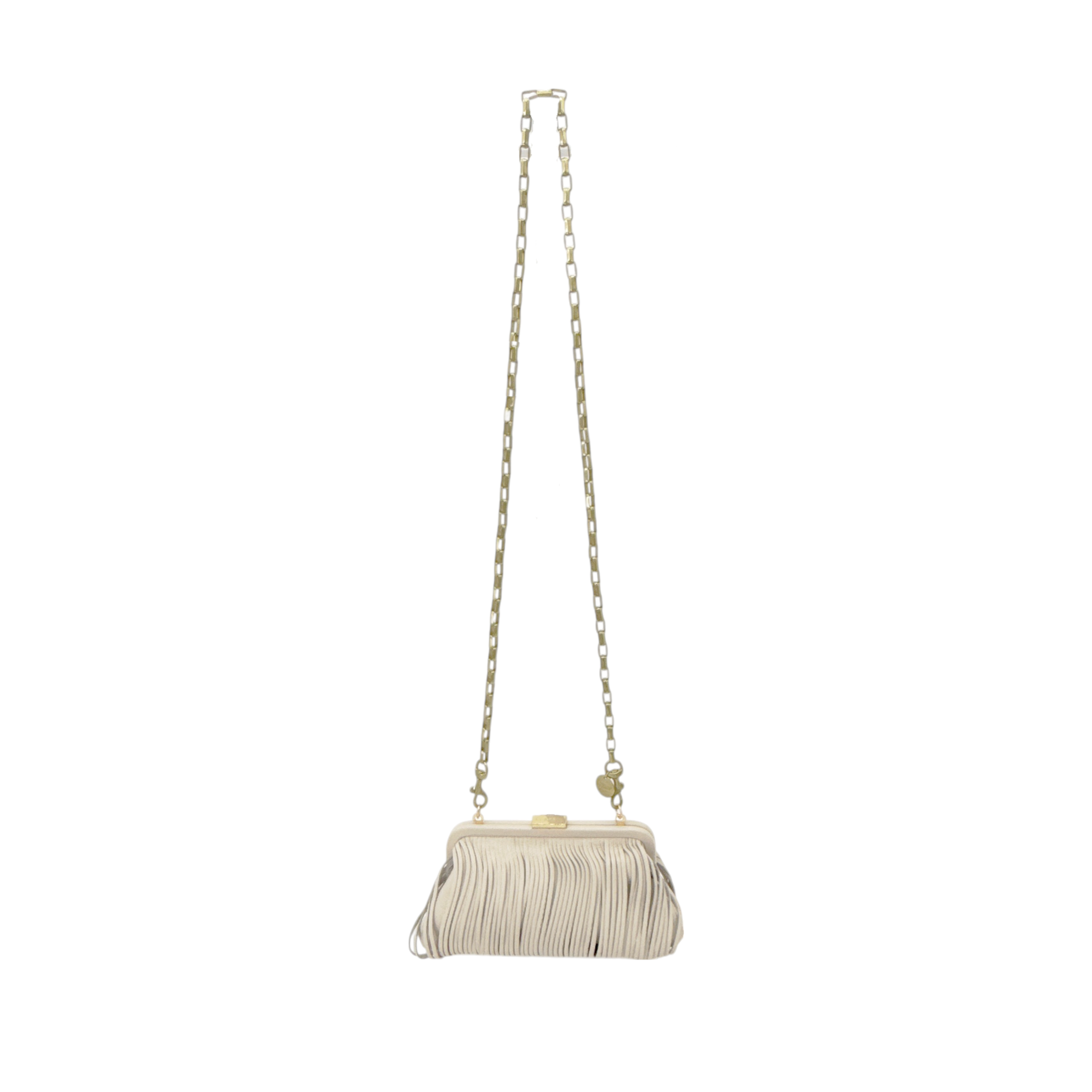 CLARE V. Fran Fran Bag in Cream Clare V.