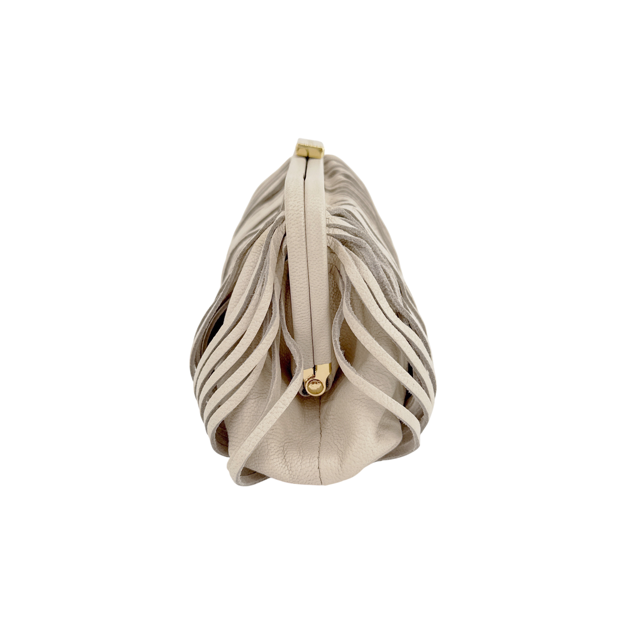 CLARE V. Fran Fran Bag in Cream Clare V.