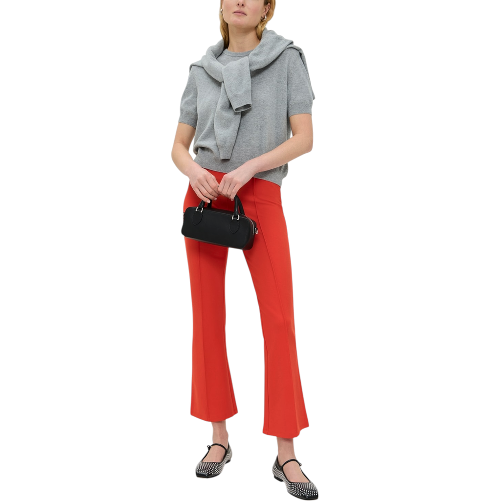 CLARE V. Le Flare Pants in Bright Poppy XS Clare V.