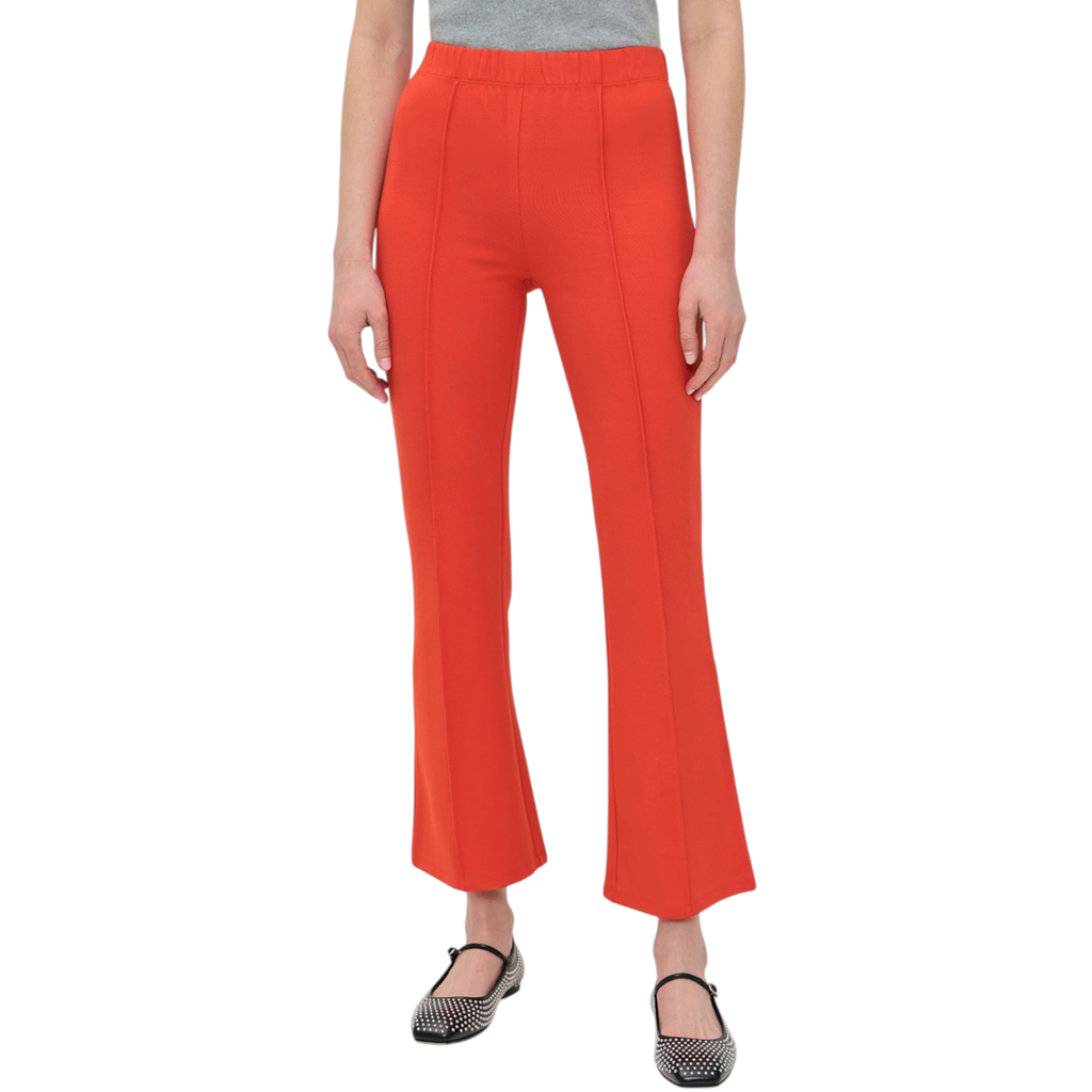 CLARE V. Le Flare Pants in Bright Poppy XS Clare V.