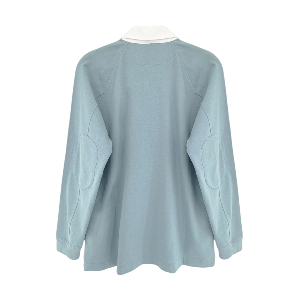 CLARE V. Le Rugby Shirt in Dusty Blue S Clare V.