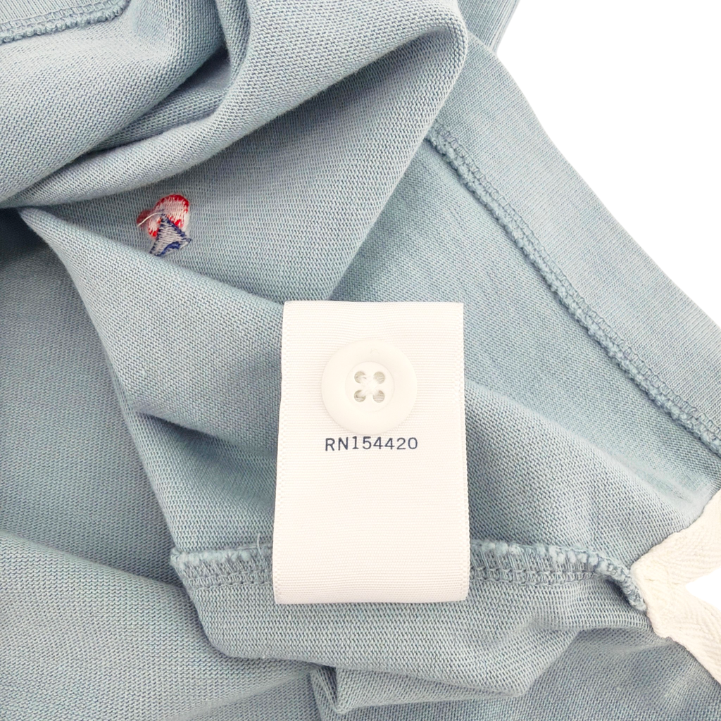 CLARE V. Le Rugby Shirt in Dusty Blue S Clare V.