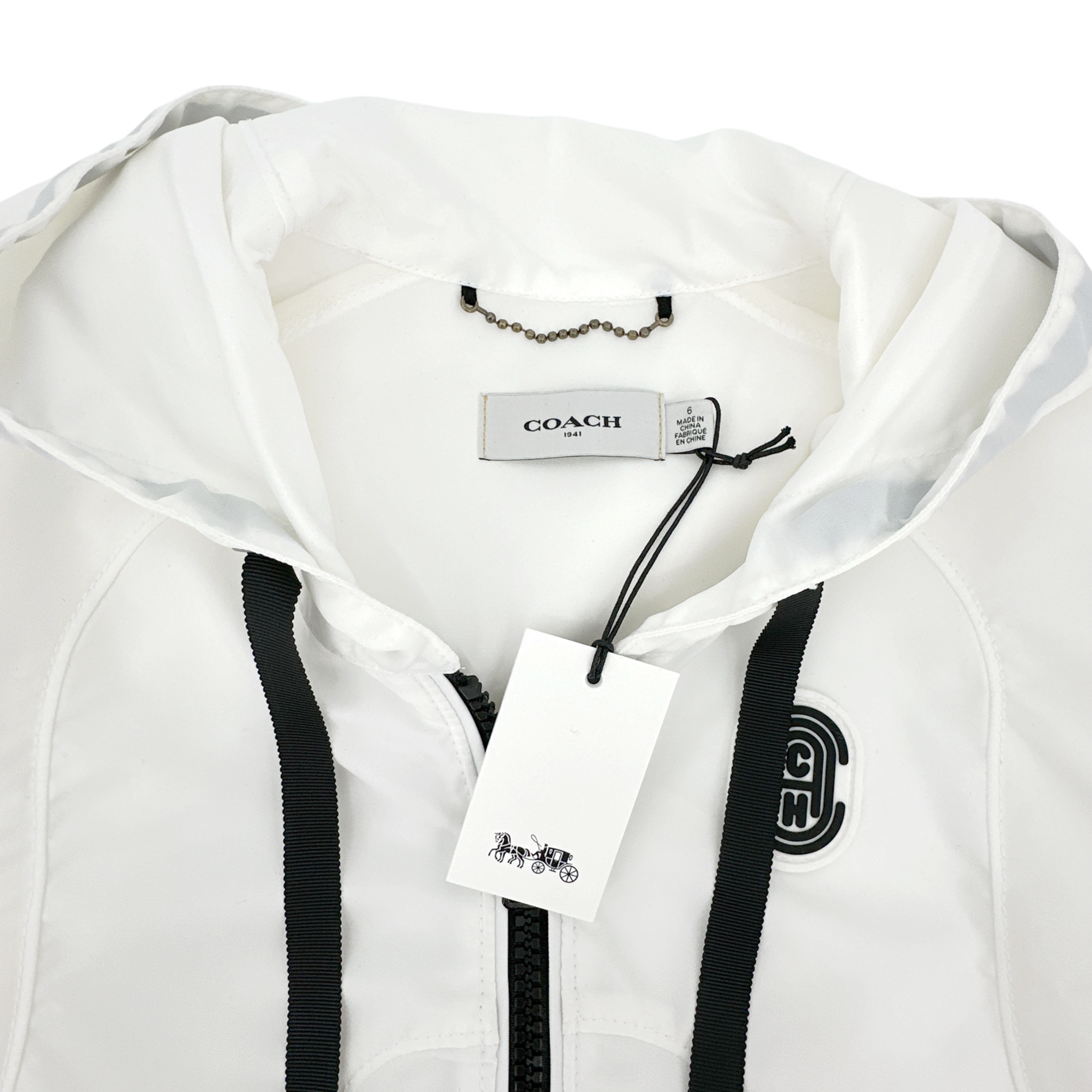 COACH 1941 Western Windbreaker in White M Coach 1941