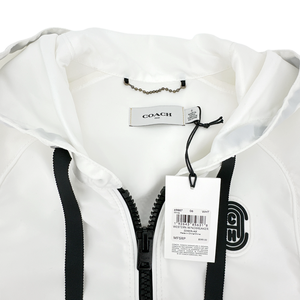 COACH 1941 Western Windbreaker in White M Coach 1941