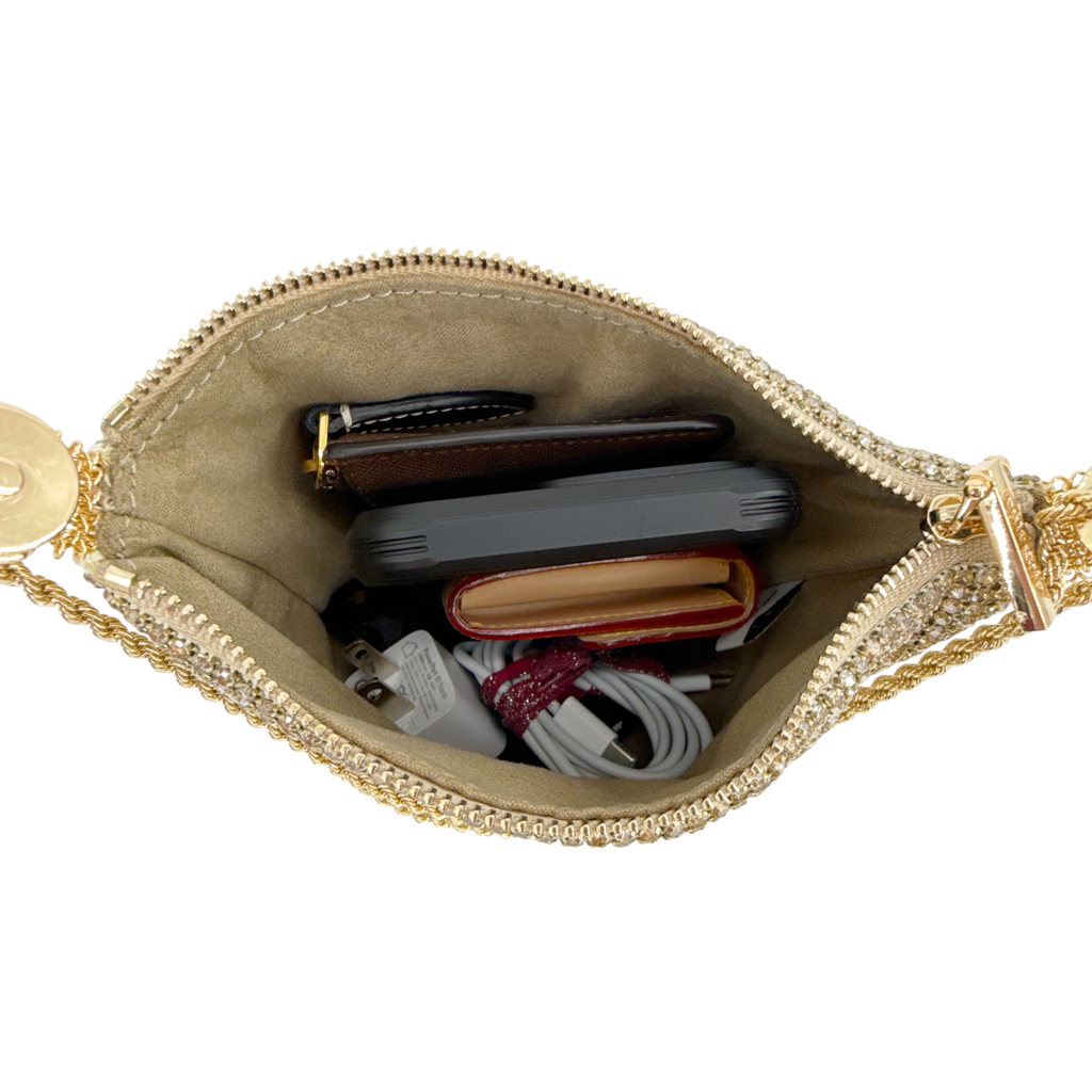 CULT GAIA Rue Wristlet Bag in Sand Dollar Cult Gaia
