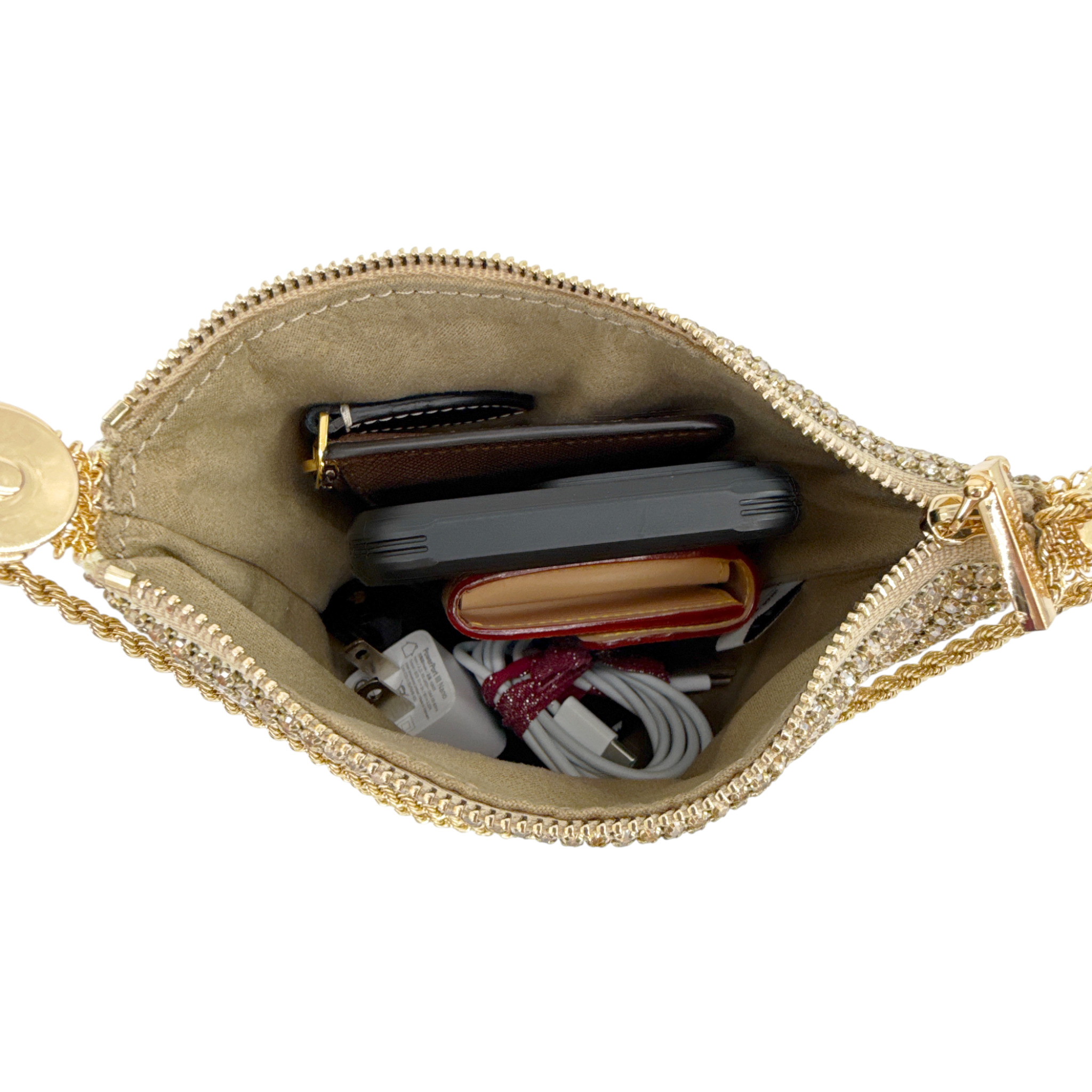 CULT GAIA Rue Wristlet Bag in Sand Dollar Cult Gaia