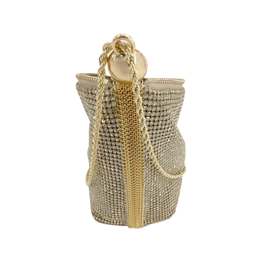 CULT GAIA Rue Wristlet Bag in Sand Dollar Cult Gaia
