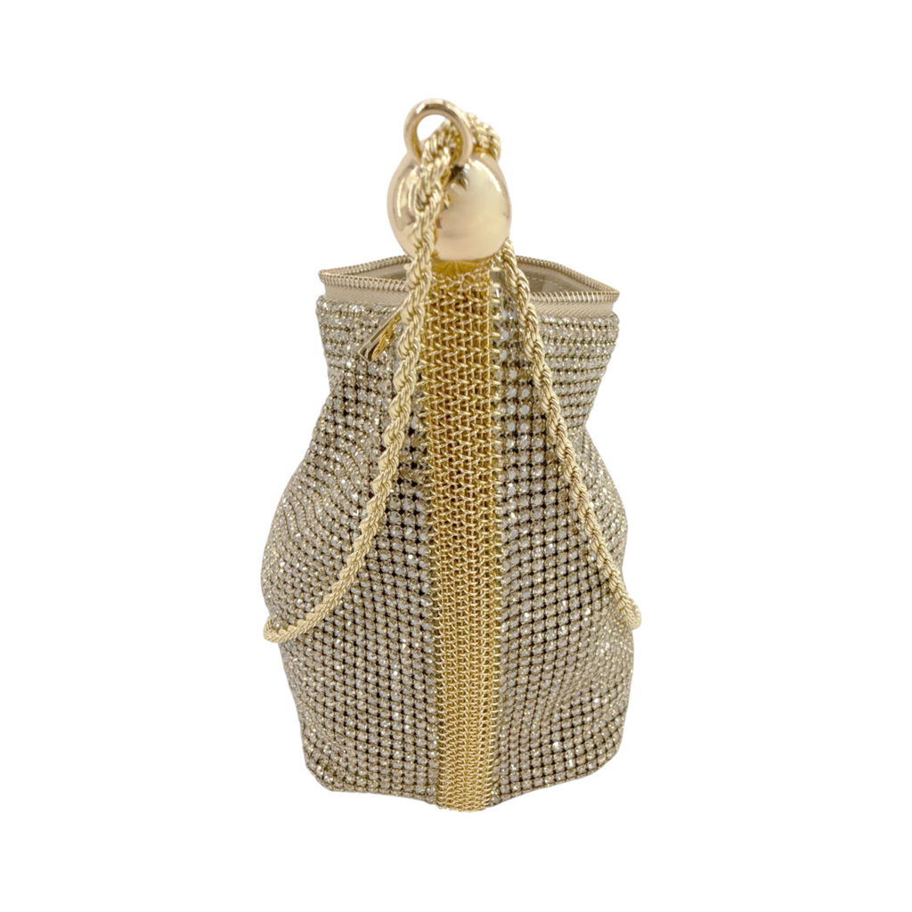 CULT GAIA Rue Wristlet Bag in Sand Dollar Cult Gaia