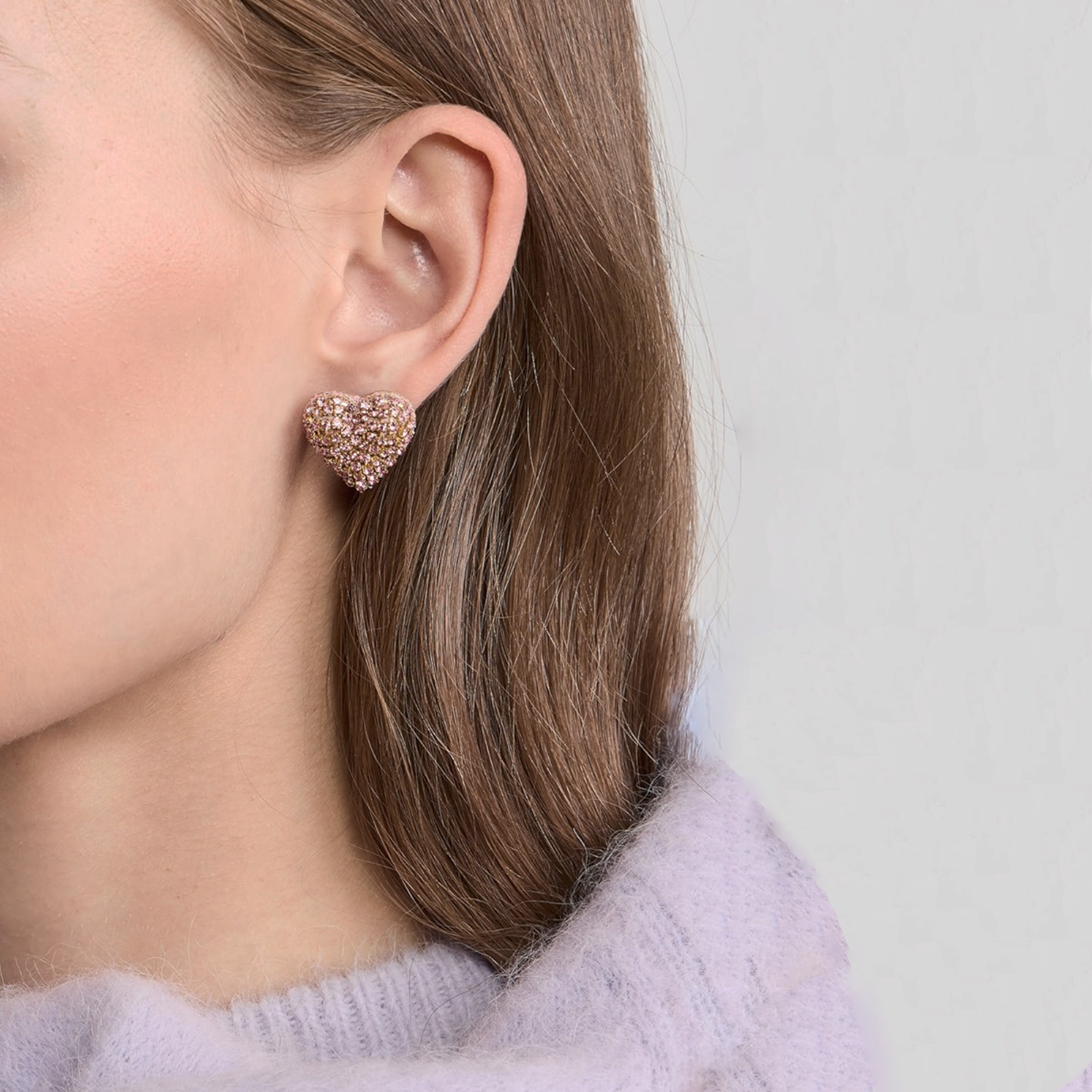 DEEPA GURNANI Esen Earrings in Pink Deepa Gurnani