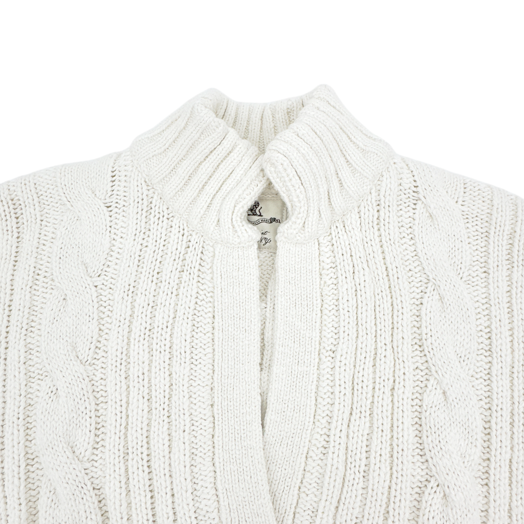 DENIMIST Split Neck Cable Sweater XXS Denimist