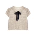 DOEN Heirloom Jovie Top in Vintage Pearl L Doen