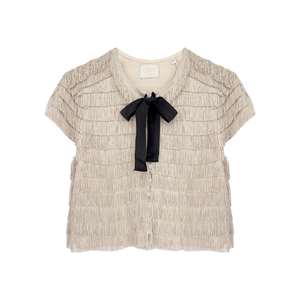 DOEN Heirloom Jovie Top in Vintage Pearl L