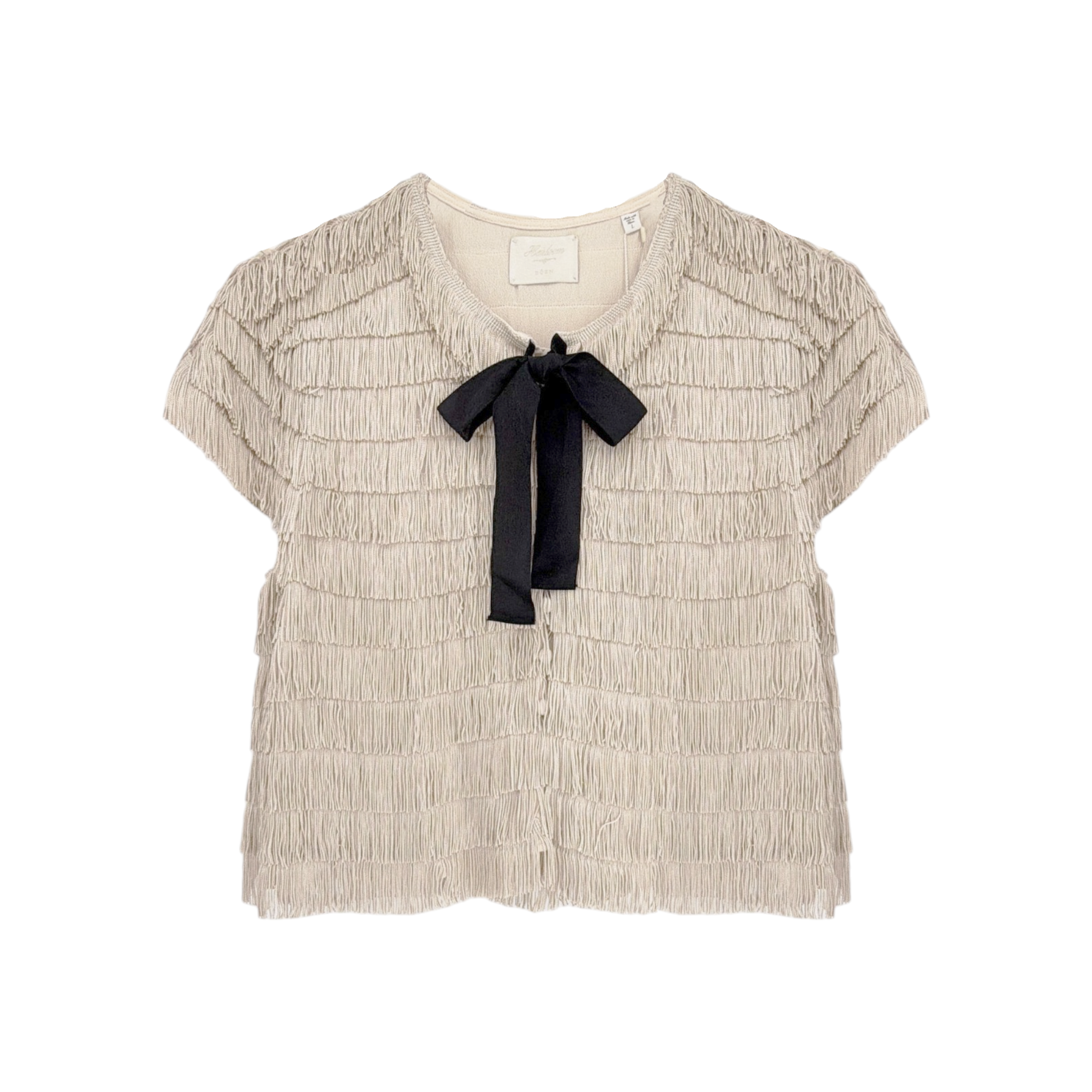 DOEN Heirloom Jovie Top in Vintage Pearl L Doen