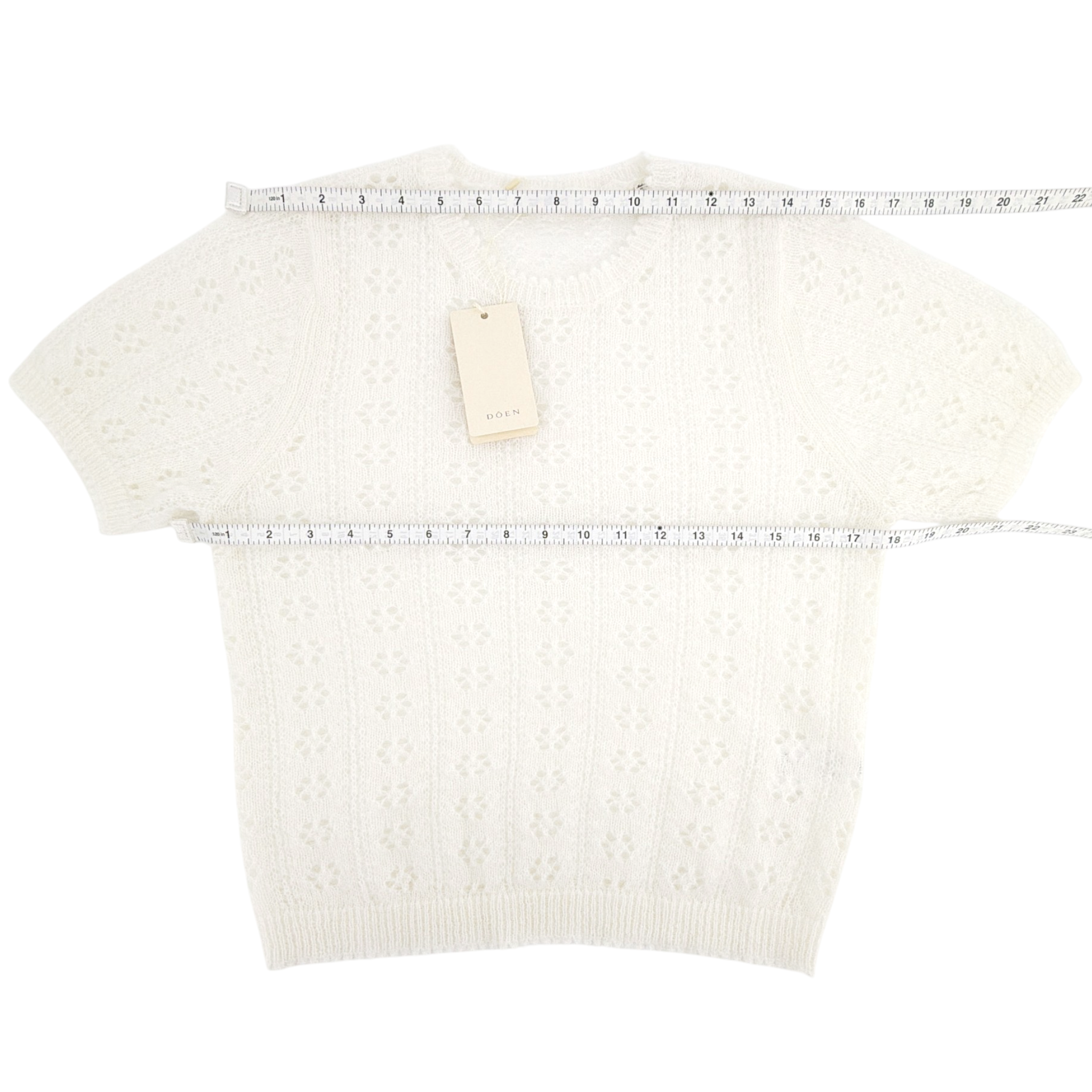 DOEN Monica Sweater in Ivory M Doen