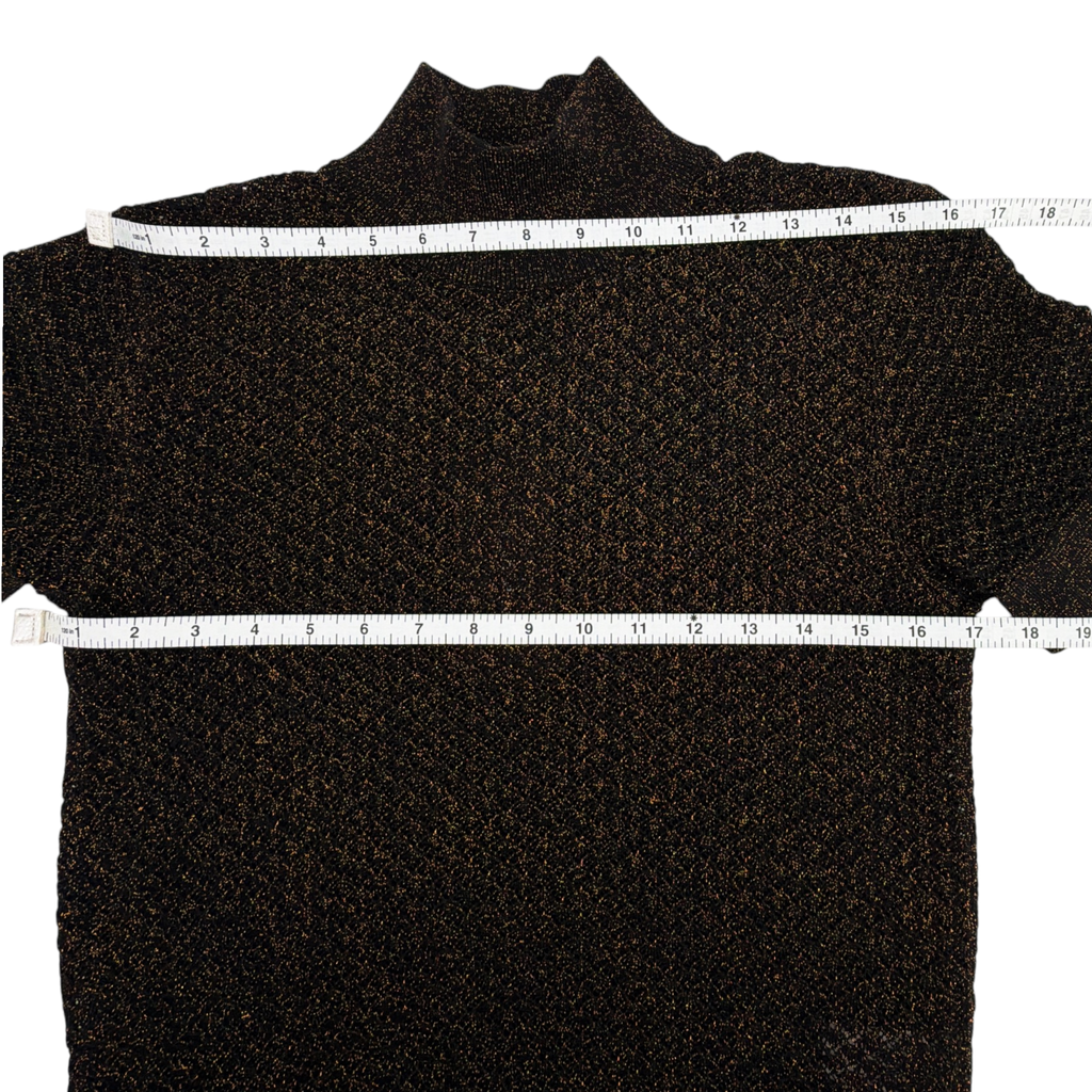 DOLCE & GABBANA Metallic Mock Neck Sweater Dolce & Gabbana