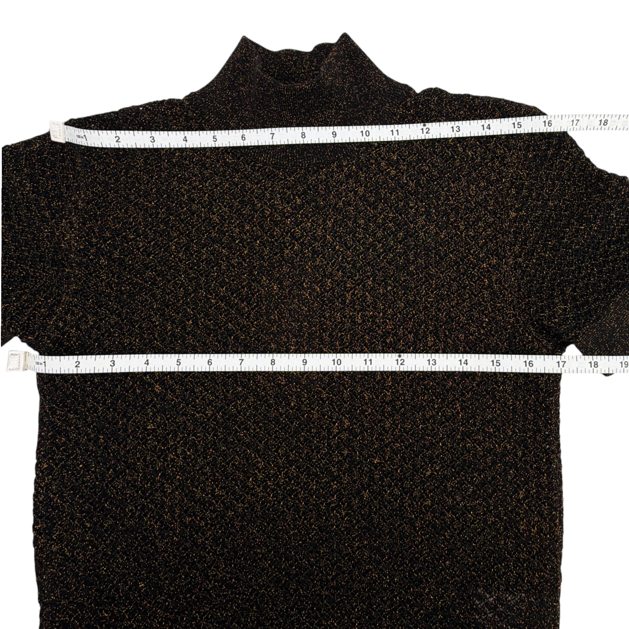 DOLCE & GABBANA Metallic Mock Neck Sweater Dolce & Gabbana
