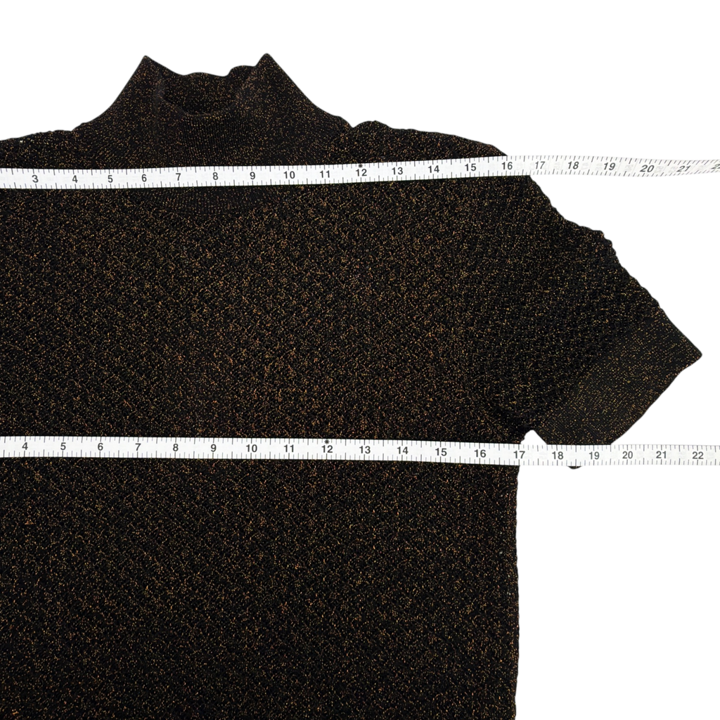 DOLCE & GABBANA Metallic Mock Neck Sweater Dolce & Gabbana