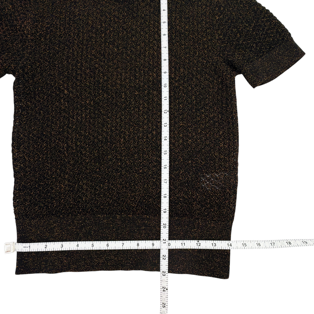 DOLCE & GABBANA Metallic Mock Neck Sweater Dolce & Gabbana