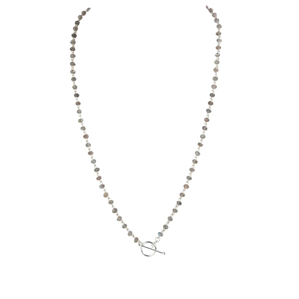VIRGINS SAINTS & ANGELS VSA Delfina 6mm Lux Labradorite & Silver - flyKAMP