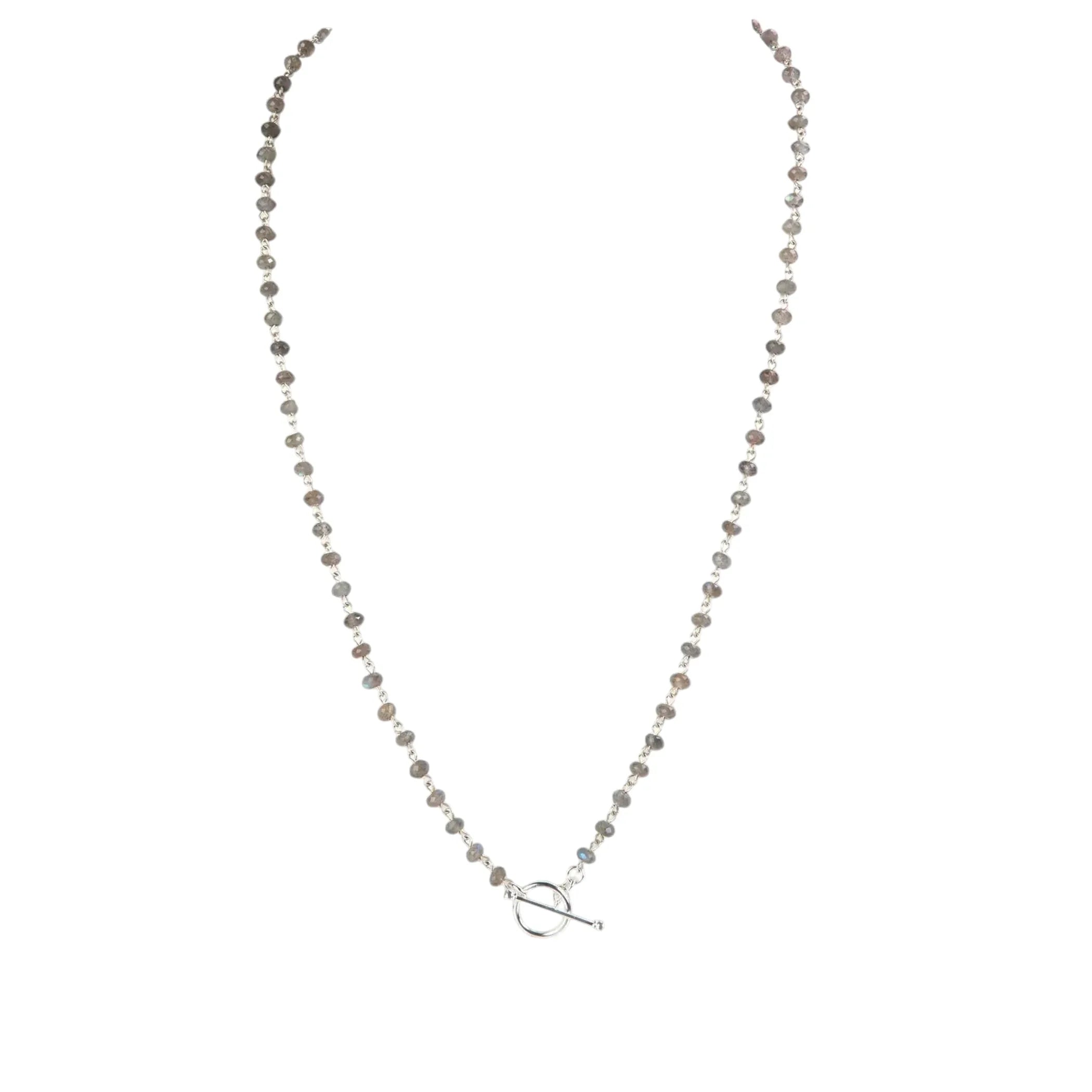 VIRGINS SAINTS & ANGELS VSA Delfina 6mm Lux Labradorite & Silver - flyKAMP
