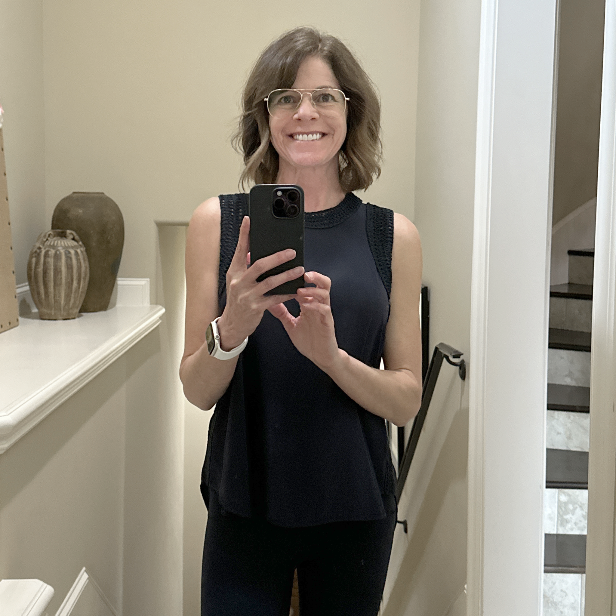 ELIZABETH and JAMES Vivi Crochet Trim Silk Top S Elizabeth and James