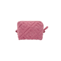 FENDI FF 1974 Cosmetic Pouch Zucca Embossed Terry Cloth Fendi
