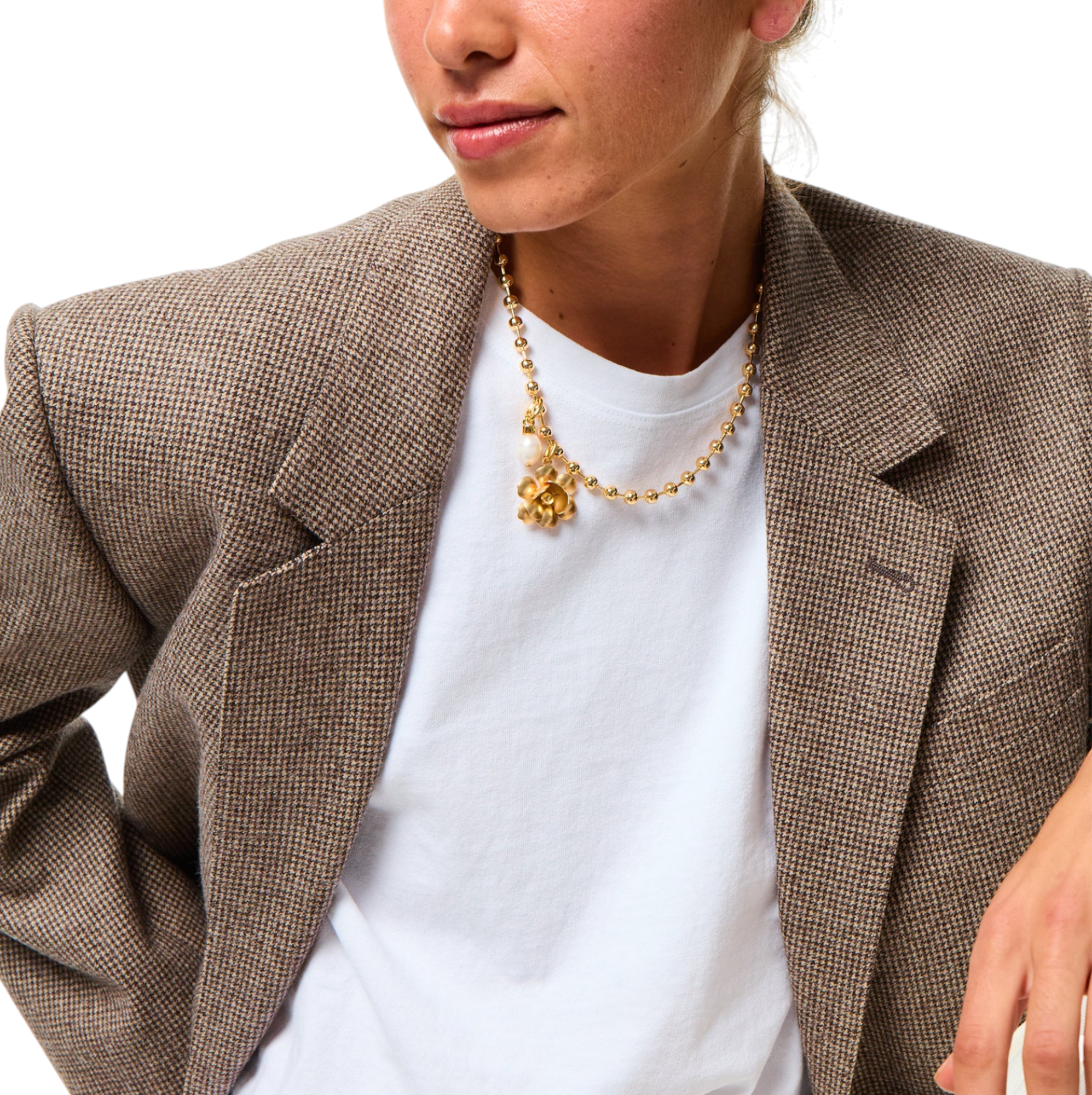 ROXANNE ASSOULIN The Flower Meets The Pearl Necklace Roxanne Assoulin