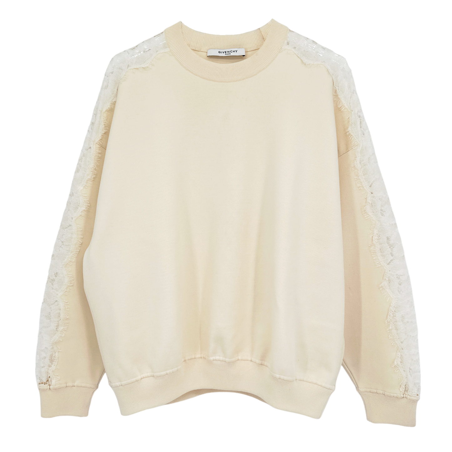GIVENCHY Lace Insert Sweatshirt S