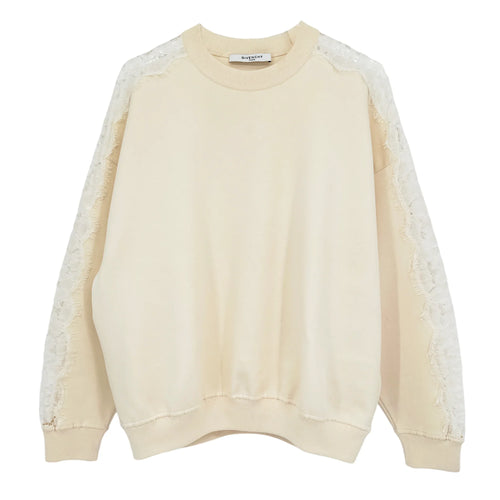 GIVENCHY Lace Insert Sweatshirt S - flyKAMP