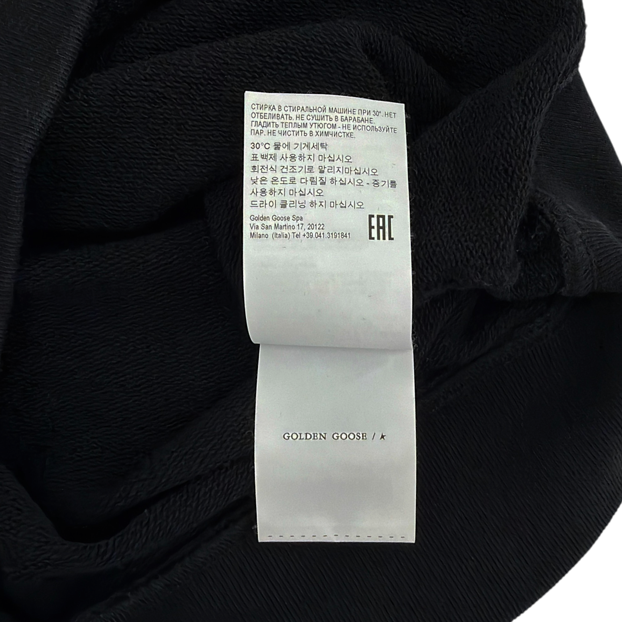 GOLDEN GOOSE Embroidered Logo Sweatshirt S Golden Goose