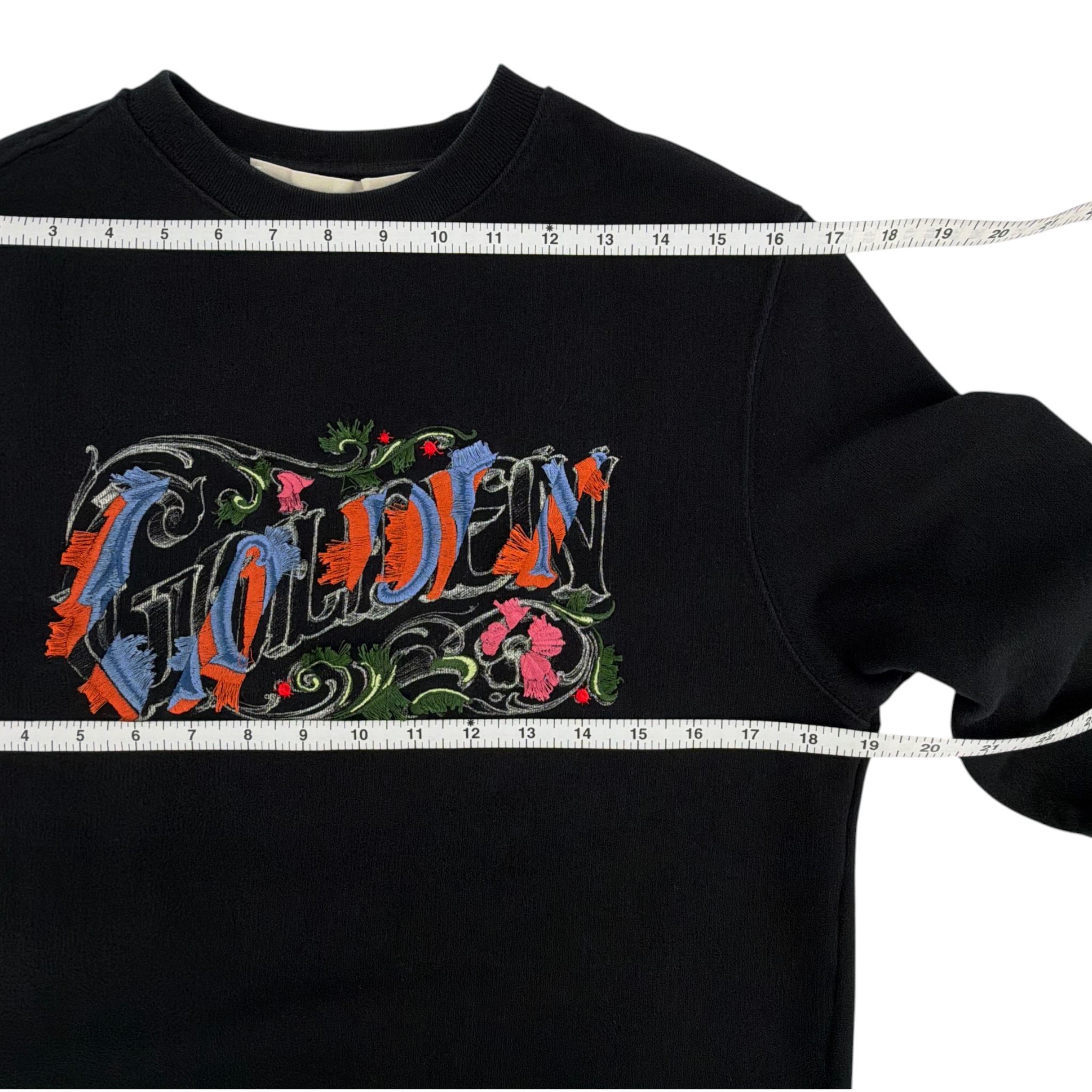 GOLDEN GOOSE Embroidered Logo Sweatshirt S Golden Goose