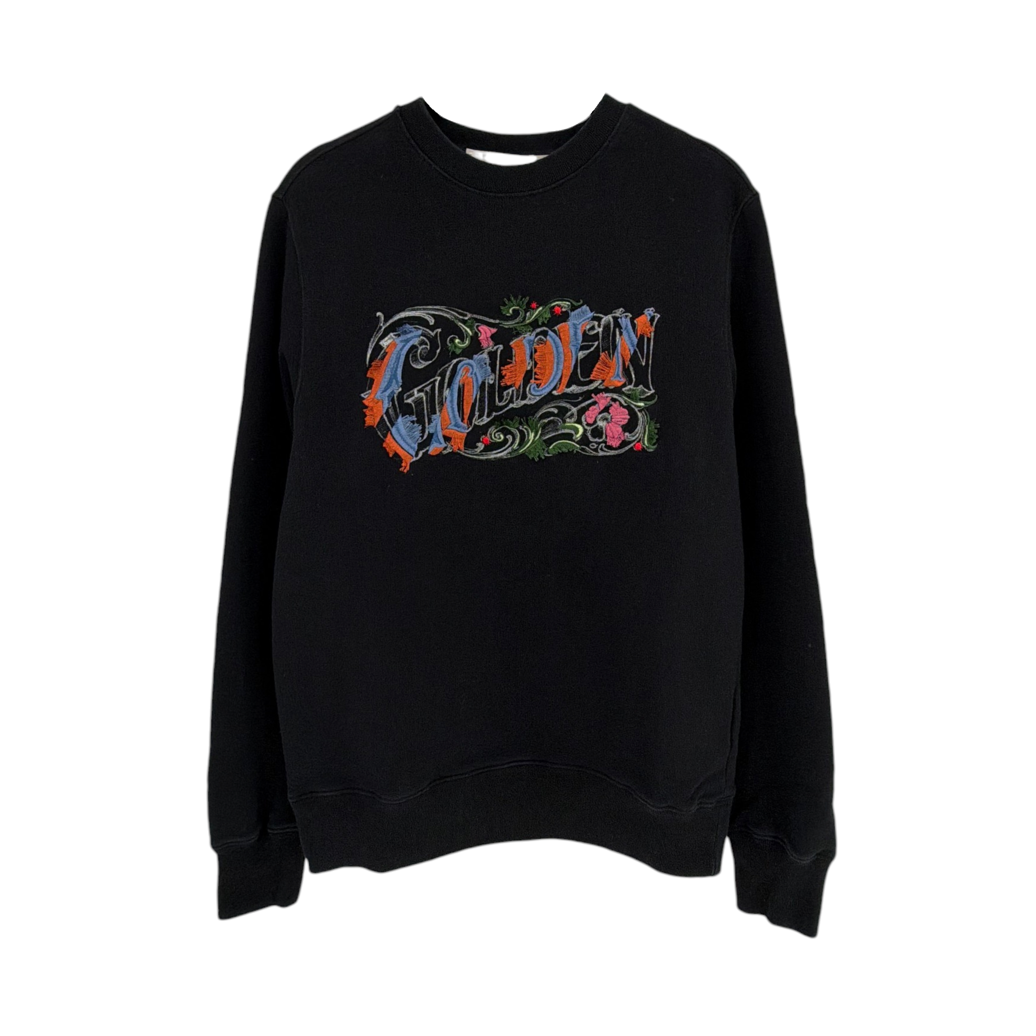 GOLDEN GOOSE Embroidered Logo Sweatshirt S Golden Goose