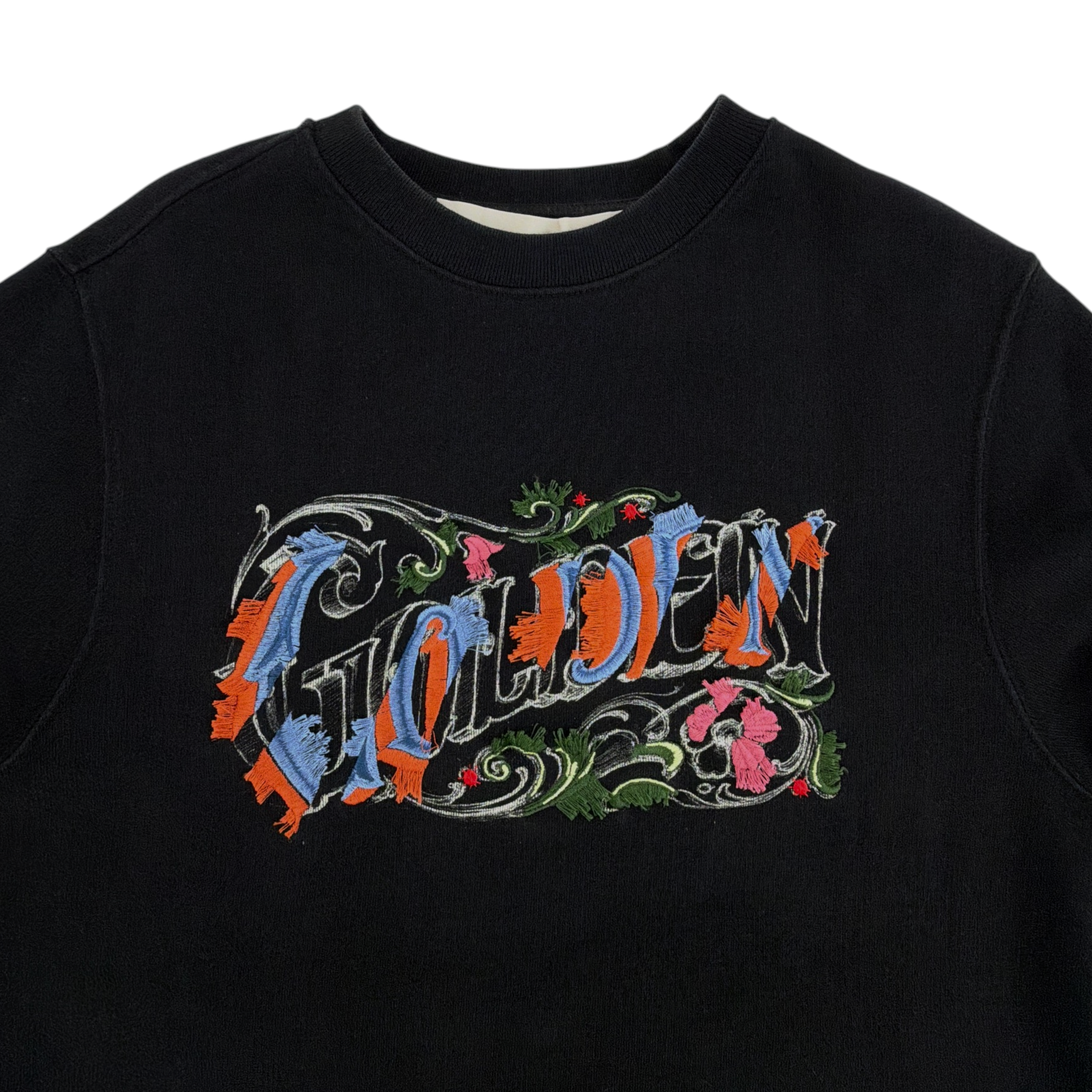 GOLDEN GOOSE Embroidered Logo Sweatshirt S Golden Goose