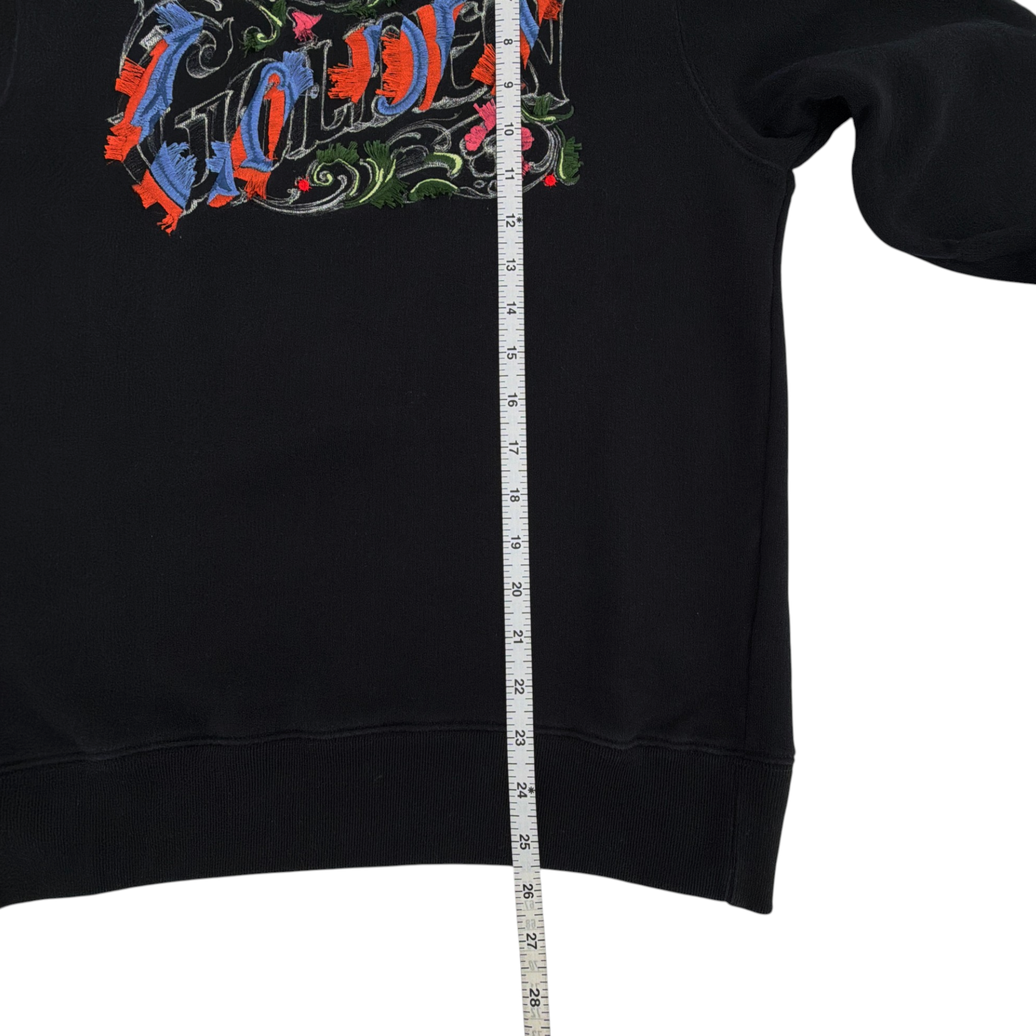 GOLDEN GOOSE Embroidered Logo Sweatshirt S Golden Goose