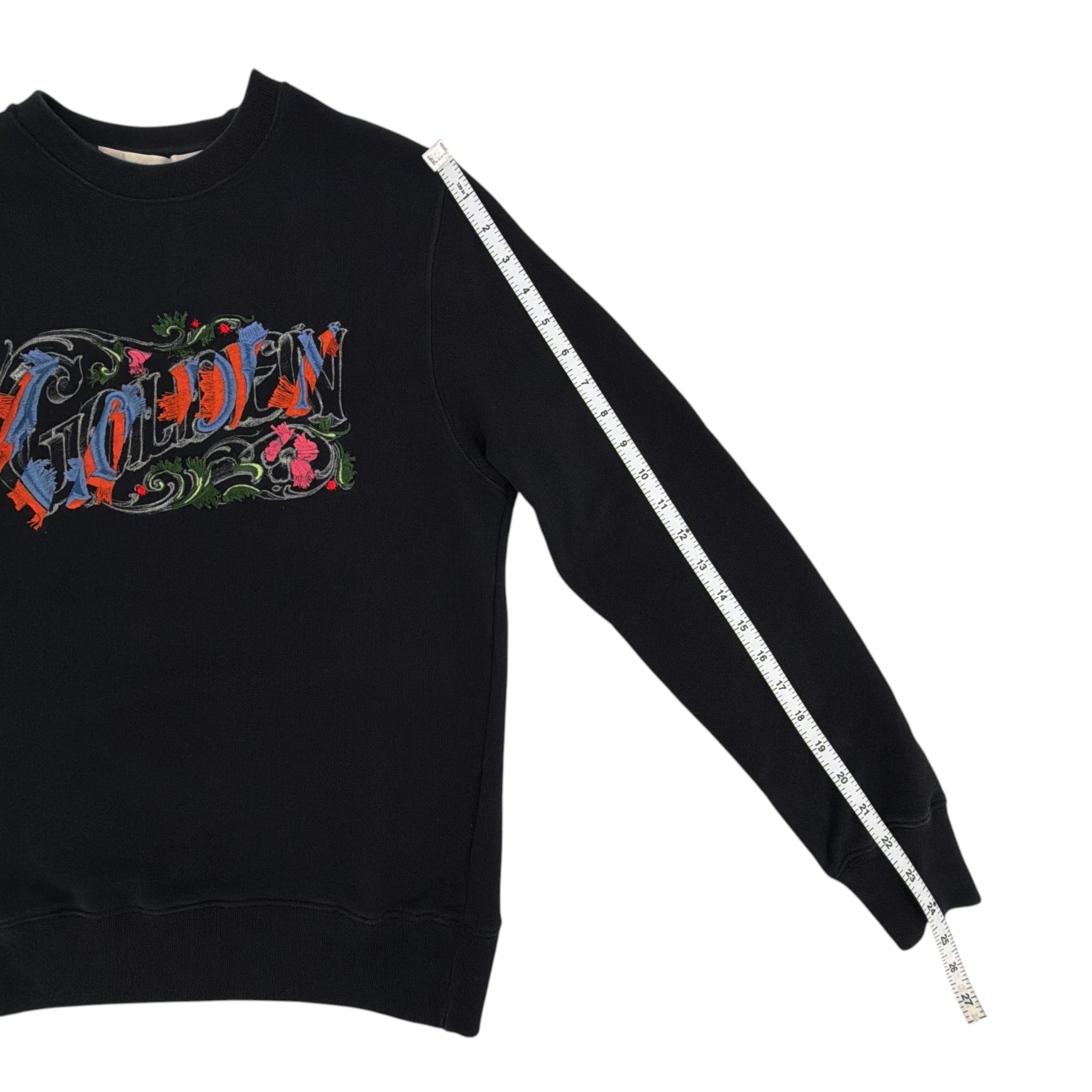 GOLDEN GOOSE Embroidered Logo Sweatshirt S Golden Goose