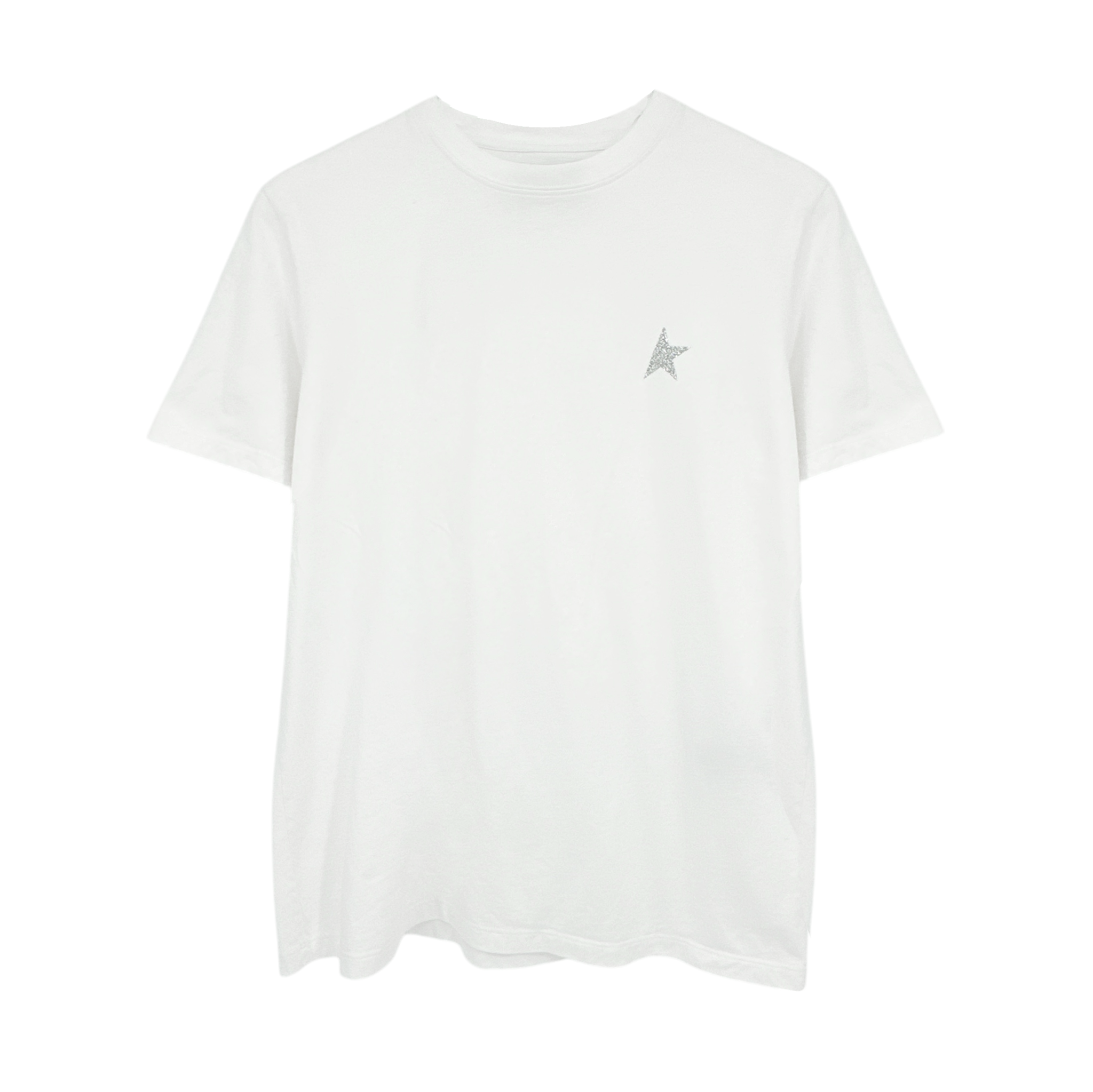 GOLDEN GOOSE Crewneck Glitter Star Tee S Golden Goose